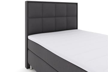 Select No 3 Komplett Sengepakke 140x200 Medium - Mørkegrå/Metallben - Møbler - Senger - Komplett sengepakke
