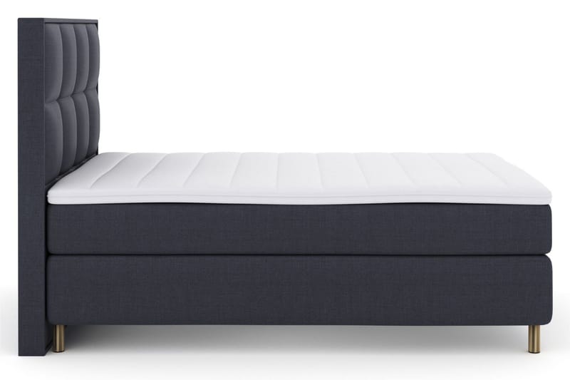 Select No 3 Komplett Sengepakke 160x200 Fast - Blå/Kobberben - Møbler - Senger - Kontinentalsenger