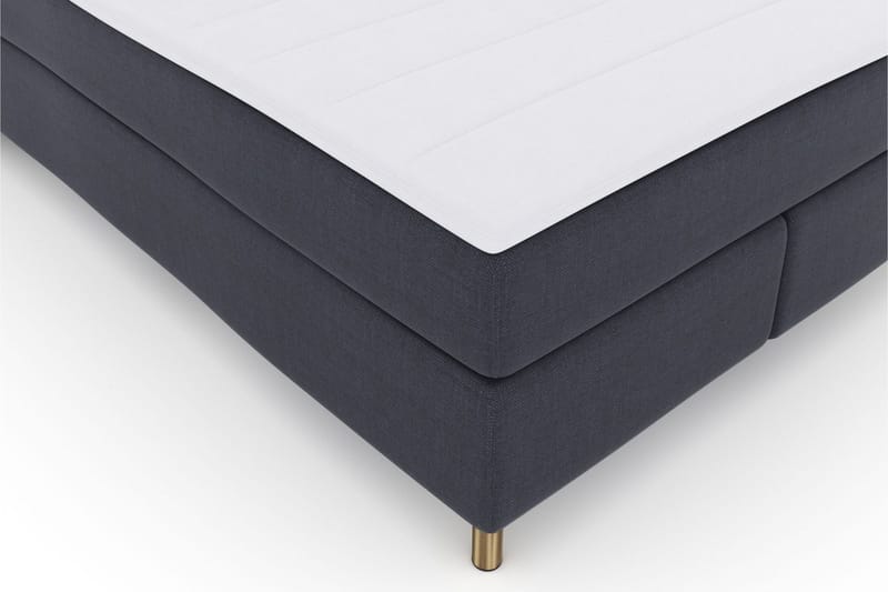 Select No 3 Komplett Sengepakke 160x200 Fast - Blå/Kobberben - Møbler - Senger - Kontinentalsenger