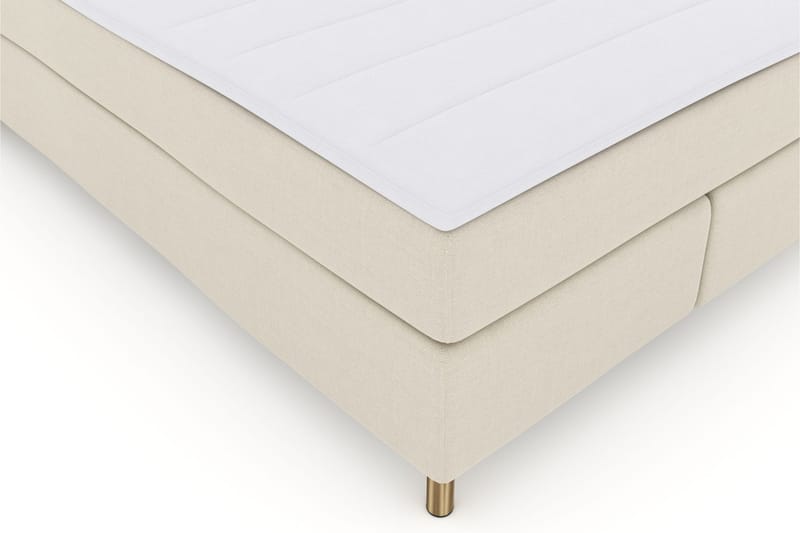 Select No 3 Komplett Sengepakke 160x200 Fast/Medium - Beige/Kobberben - Møbler - Senger - Komplett sengepakke