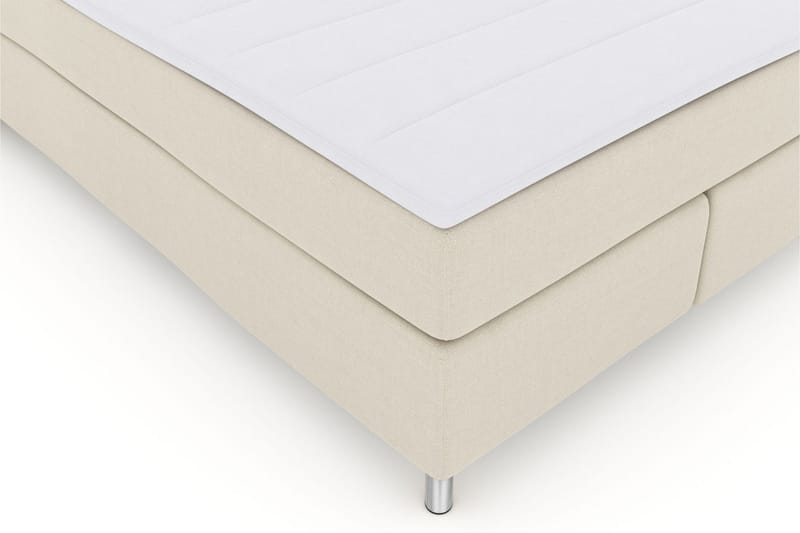 Select No 3 Komplett Sengepakke 160x200 Fast/Medium - Beige/Metallben - Møbler - Senger - Kontinentalsenger