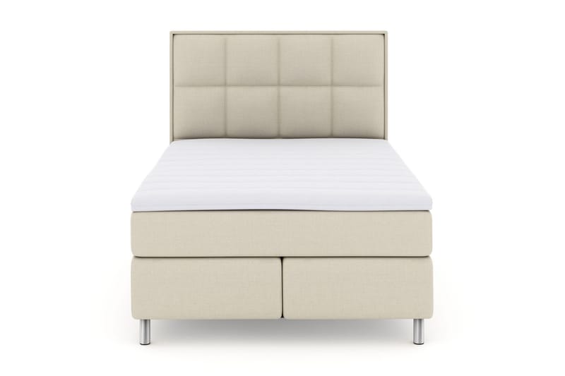 Select No 3 Komplett Sengepakke 160x200 Fast/Medium, Beige/Metallben