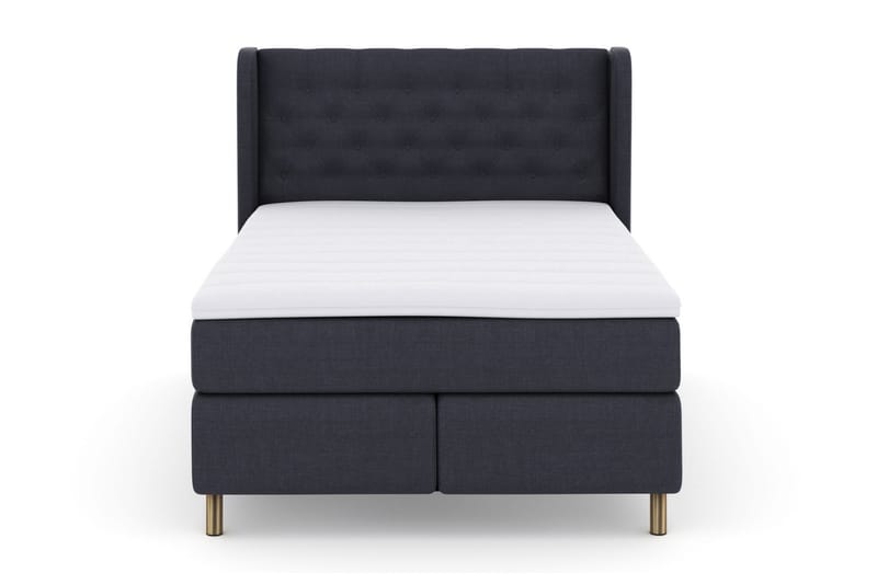 Select No 3 Komplett Sengepakke 160x200 Fast/Medium - Blå/Kobberben - Møbler - Senger - Komplett sengepakke