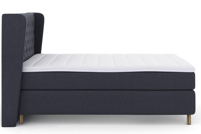 Select No 3 Komplett Sengepakke 160x200 Fast/Medium - Blå/Kobberben - Møbler - Senger - Komplett sengepakke