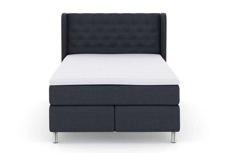 Select No 3 Komplett Sengepakke 160x200 Fast/Medium, Blå/Metallben