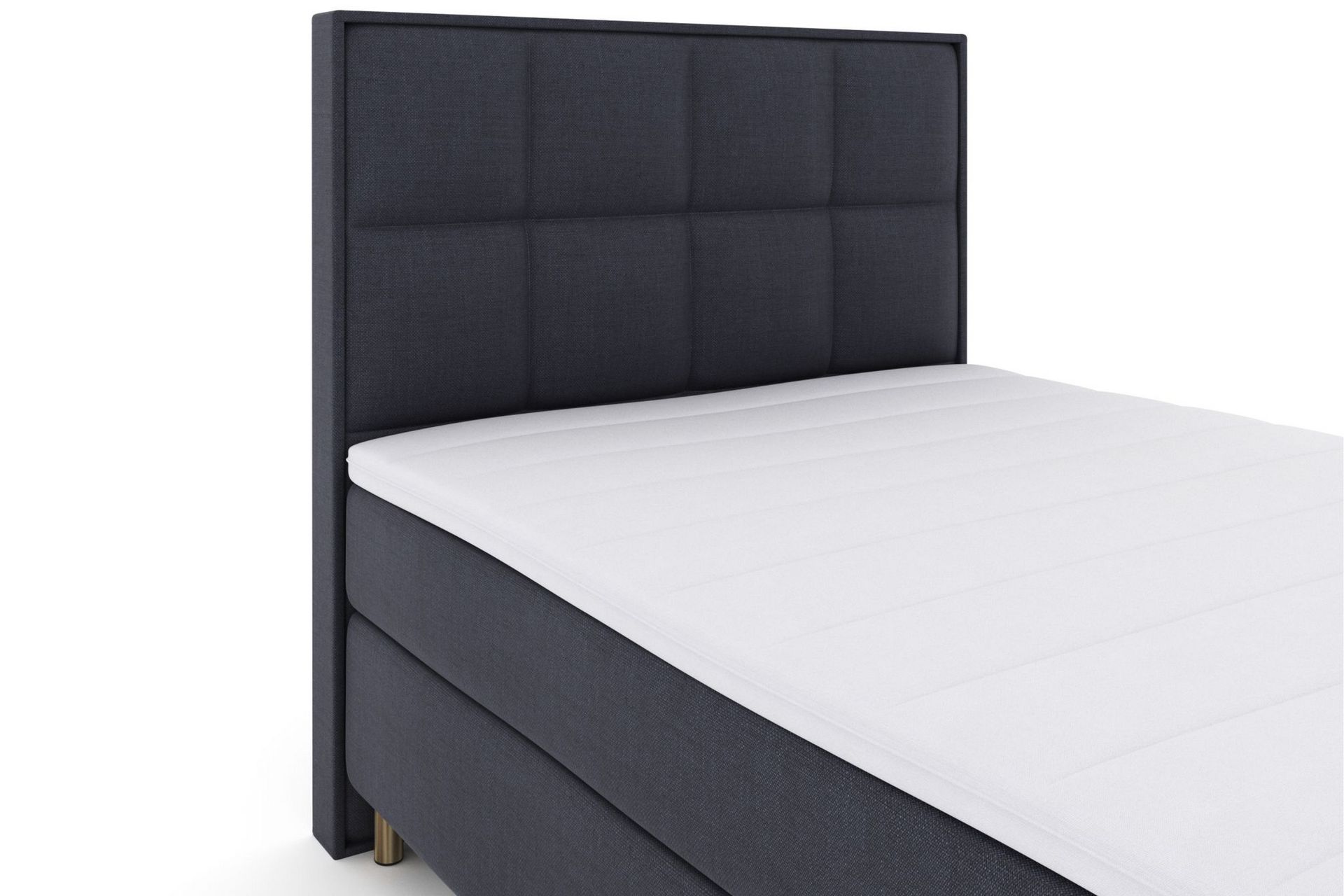 Select No 3 Komplett Sengepakke 160x200 Medium - Blå/Kobberben - Møbler - Senger - Komplett sengepakke