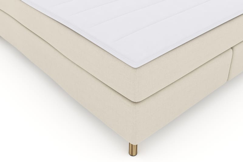 Select No 3 Komplett Sengepakke 180x200 Fast - Beige/Kobberben - Møbler - Senger - Komplett sengepakke