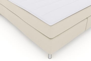 Select No 3 Komplett Sengepakke 180x200 Fast - Beige/Metallben - Møbler - Senger - Komplett sengepakke