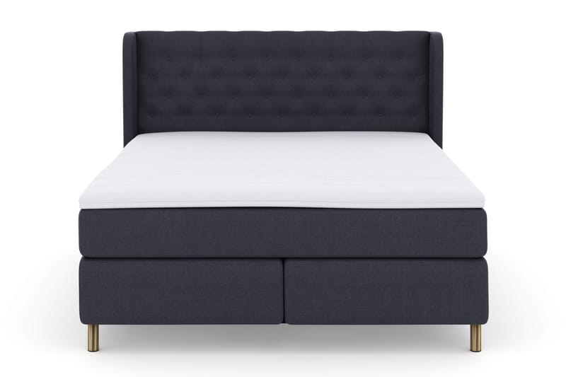 Select No 3 Komplett Sengepakke 180x200 Fast - Blå/Kobberben - Møbler - Senger - Kontinentalsenger