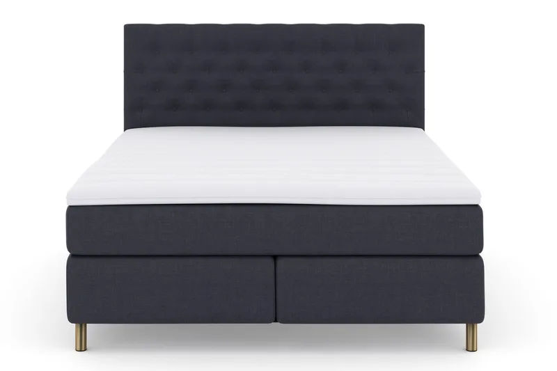 Select No 3 Komplett Sengepakke 180x200 Fast - Blå/Kobberben - Møbler - Senger - Kontinentalsenger