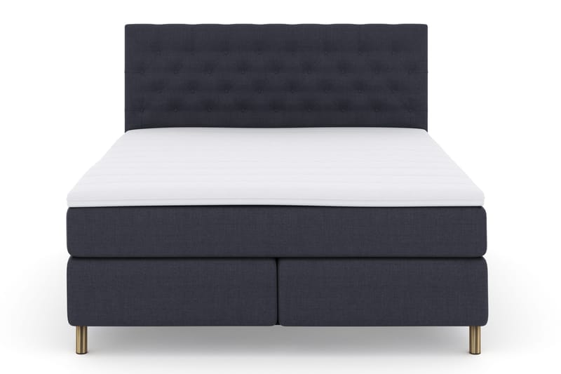 Select No 3 Komplett Sengepakke 180x200 Fast - Blå/Kobberben - Møbler - Senger - Kontinentalsenger