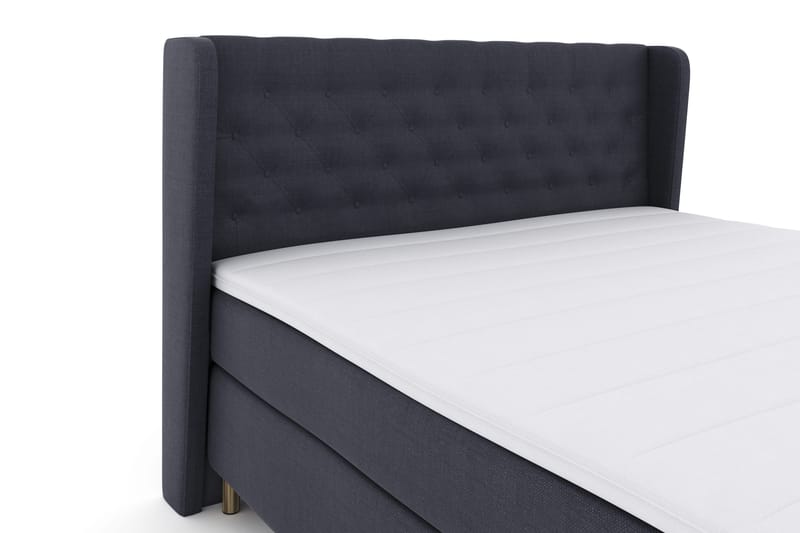 Select No 3 Komplett Sengepakke 180x200 Fast - Blå/Kobberben - Møbler - Senger - Kontinentalsenger