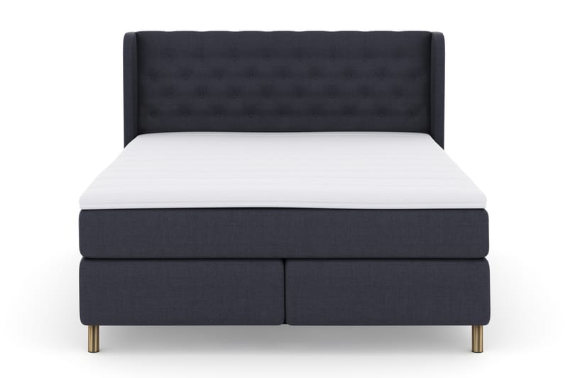 Select No 3 Komplett Sengepakke 180x200 Fast - Blå/Kobberben - Møbler - Senger - Komplett sengepakke
