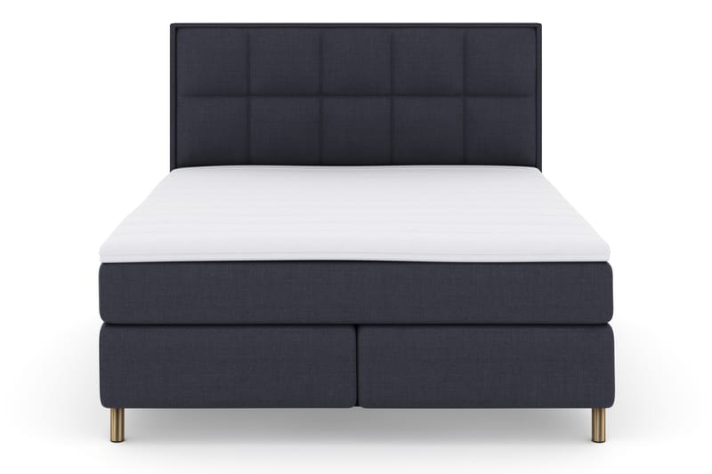 Select No 3 Komplett Sengepakke 180x200 Fast - Blå/Kobberben - Møbler - Senger - Komplett sengepakke