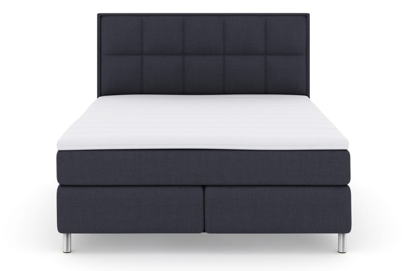 Select No 3 Komplett Sengepakke 180x200 Fast - Blå/Metallben - Møbler - Senger - Komplett sengepakke