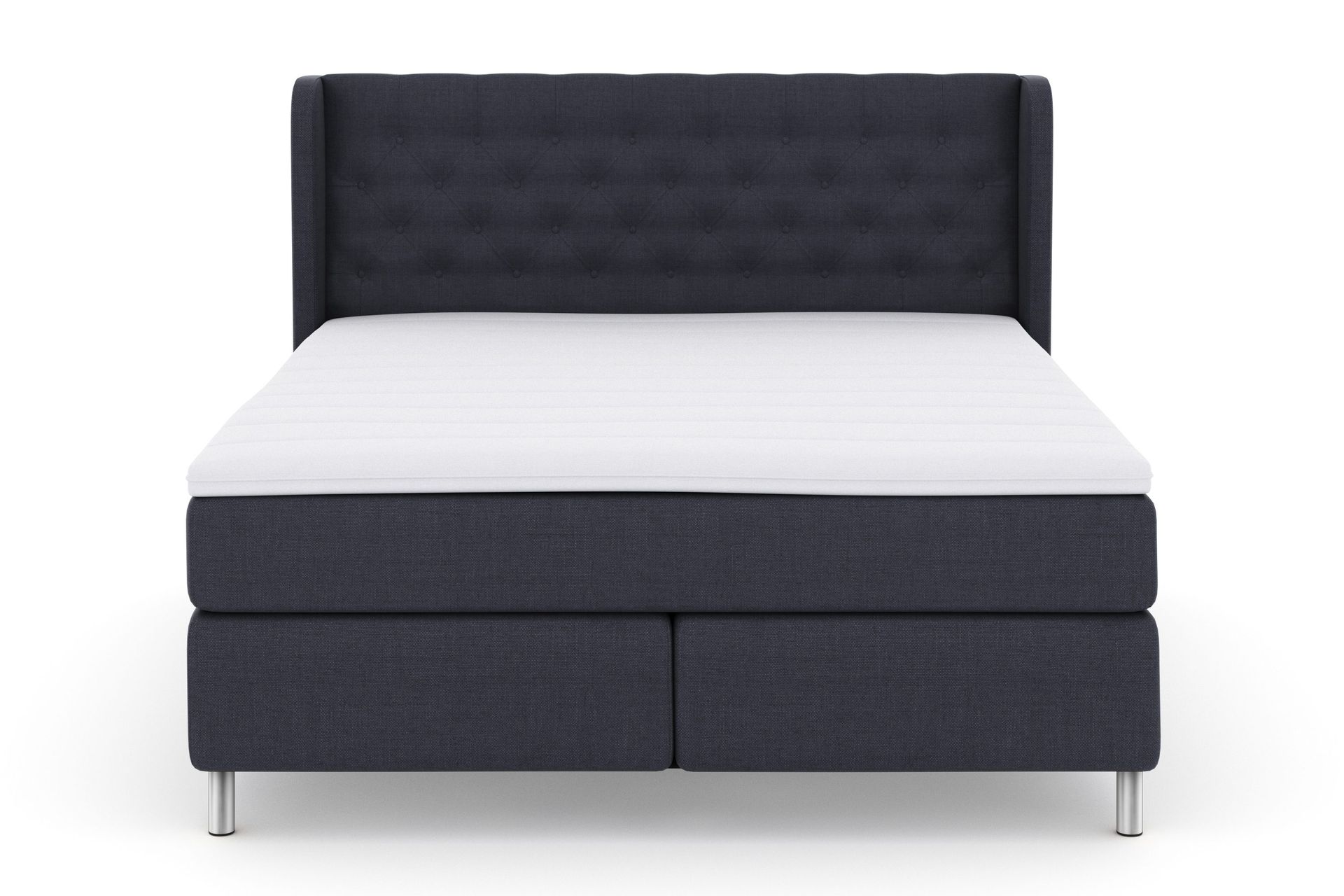 Select No 3 Komplett Sengepakke 180x200 Fast - Blå/Metallben