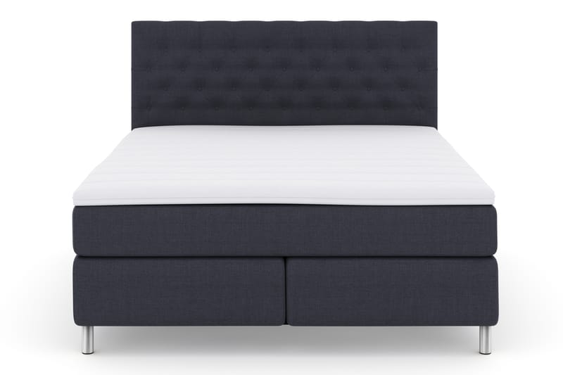 Select No 3 Komplett Sengepakke 180x200 Fast - Blå/Metallben - Møbler - Senger - Komplett sengepakke
