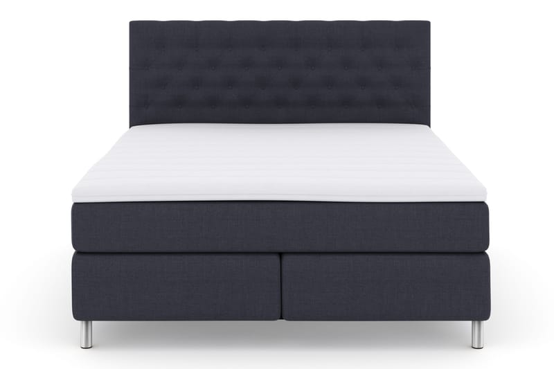 Select No 3 Komplett Sengepakke 180x200 Fast - Blå/Metallben - Møbler - Senger - Kontinentalsenger