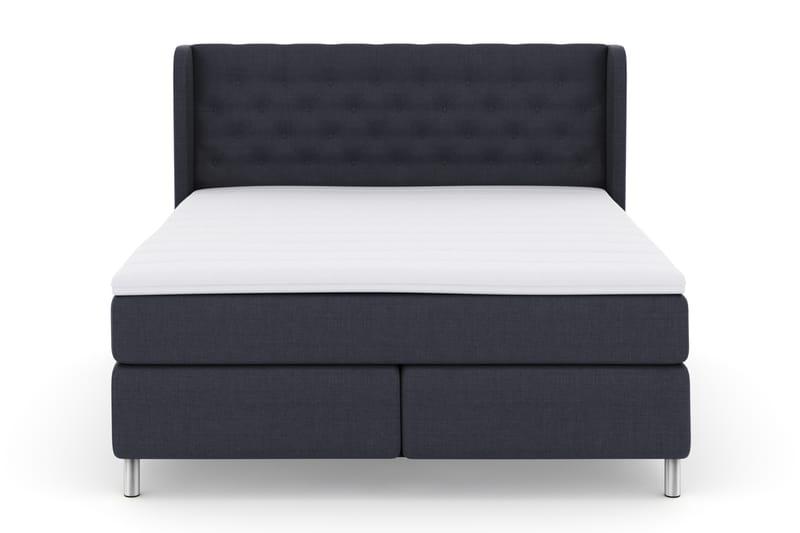 Select No 3 Komplett Sengepakke 180x200 Fast - Blå/Metallben - Møbler - Senger - Komplett sengepakke