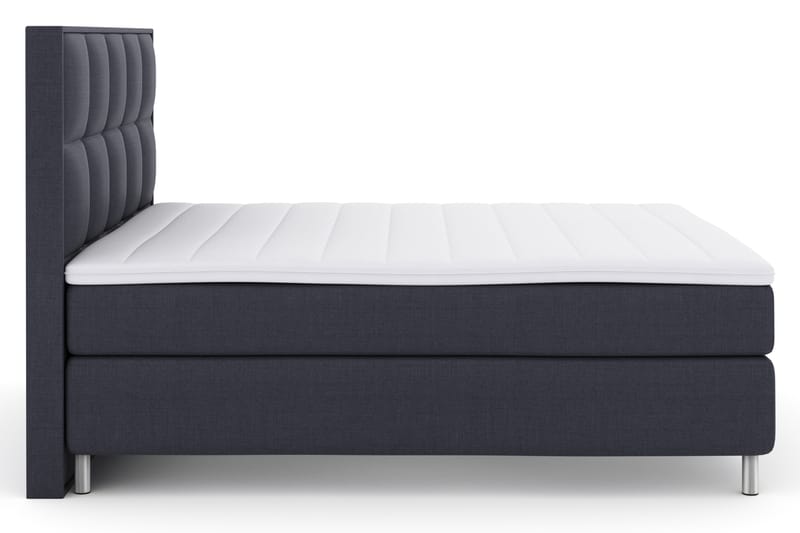 Select No 3 Komplett Sengepakke 180x200 Fast - Blå/Metallben - Møbler - Senger - Komplett sengepakke