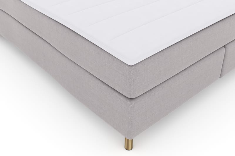 Select No 3 Komplett Sengepakke 180x200 Fast - Lysegrå/Kobberben - Møbler - Senger - Komplett sengepakke