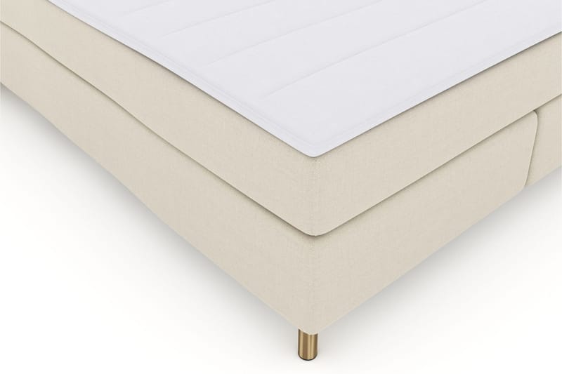 Select No 3 Komplett Sengepakke 180x200 Fast/Medium - Beige/Kobberben - Møbler - Senger - Kontinentalsenger