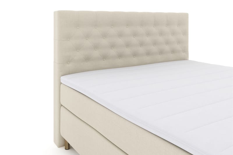 Select No 3 Komplett Sengepakke 180x200 Fast/Medium - Beige/Kobberben - Komplett sengepakke - Kontinentalsenger - Dobbeltsenger