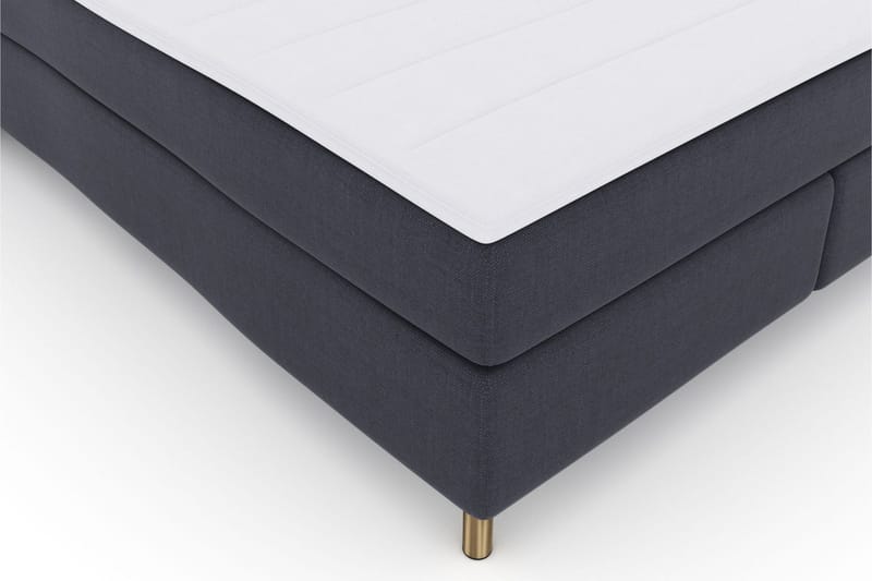 Select No 3 Komplett Sengepakke 180x200 Fast/Medium - Blå/Kobberben - Møbler - Senger - Kontinentalsenger