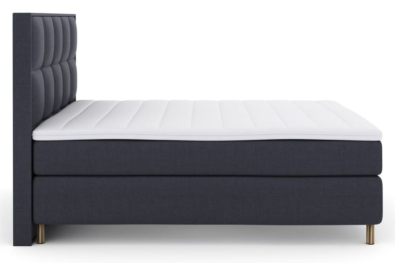 Select No 3 Komplett Sengepakke 180x200 Fast/Medium - Blå/Kobberben - Møbler - Senger - Kontinentalsenger