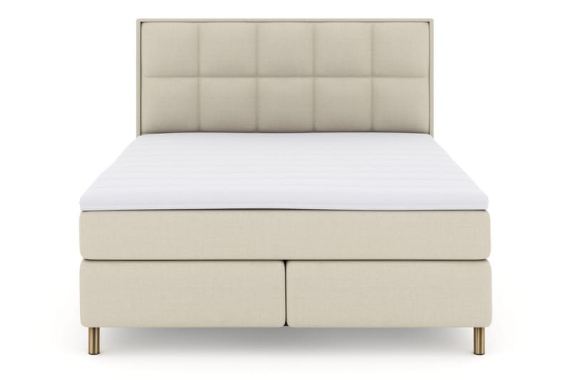 Select No 3 Komplett Sengepakke 180x200 Medium, Beige/Kobberben