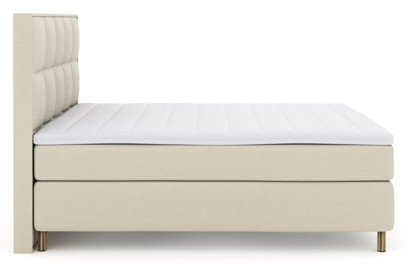 Select No 3 Komplett Sengepakke 180x200 Medium - Beige/Kobberben - Møbler - Senger - Kontinentalsenger