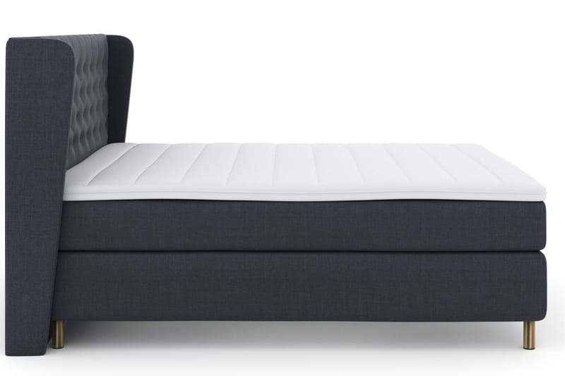 Select No 3 Komplett Sengepakke 180x200 Medium - Blå/Kobberben - Møbler - Senger - Komplett sengepakke