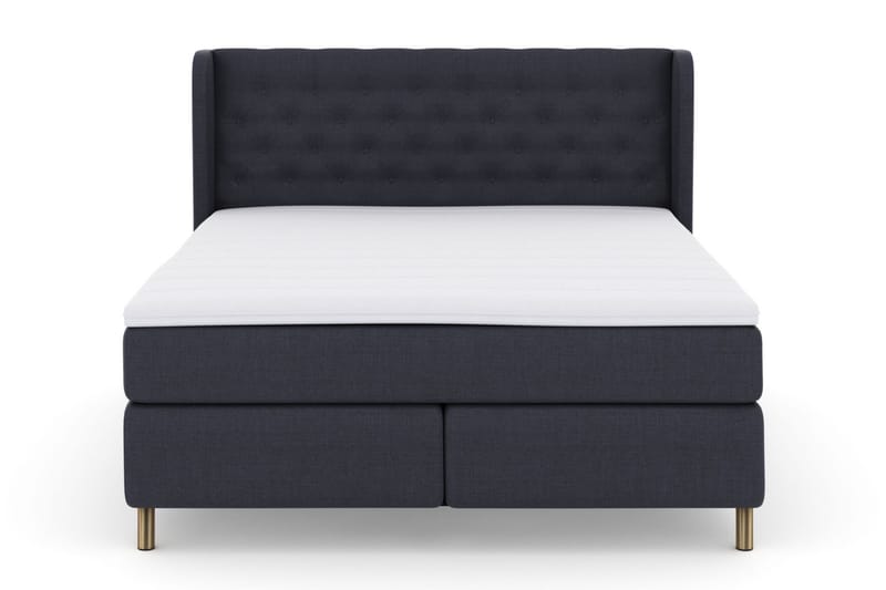 Select No 3 Komplett Sengepakke 180x200 Medium - Blå/Kobberben - Møbler - Senger - Komplett sengepakke