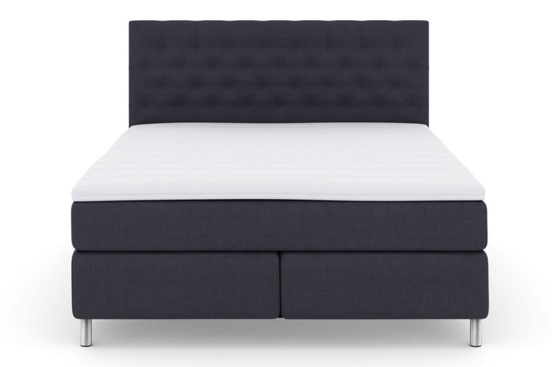 Select No 3 Komplett Sengepakke 210x210 Fast, Blå/Metallben