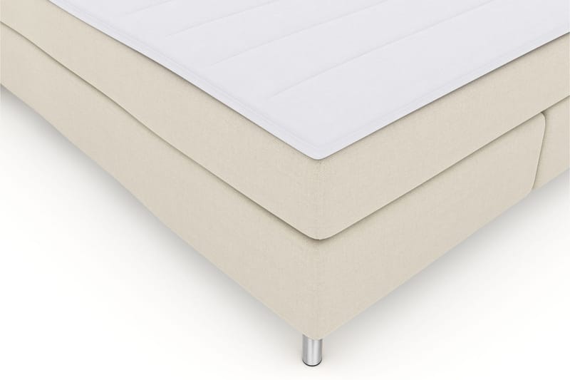 Select No 3 Komplett Sengepakke 210x210 Fast/Medium - Beige/Metallben - Møbler - Senger - Kontinentalsenger