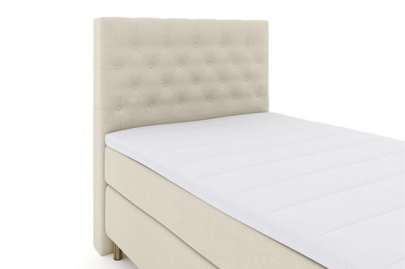 Select No 3 Kontinentalseng 120x200 Fast - Beige/Kobberben - Møbler - Senger - Kontinentalsenger