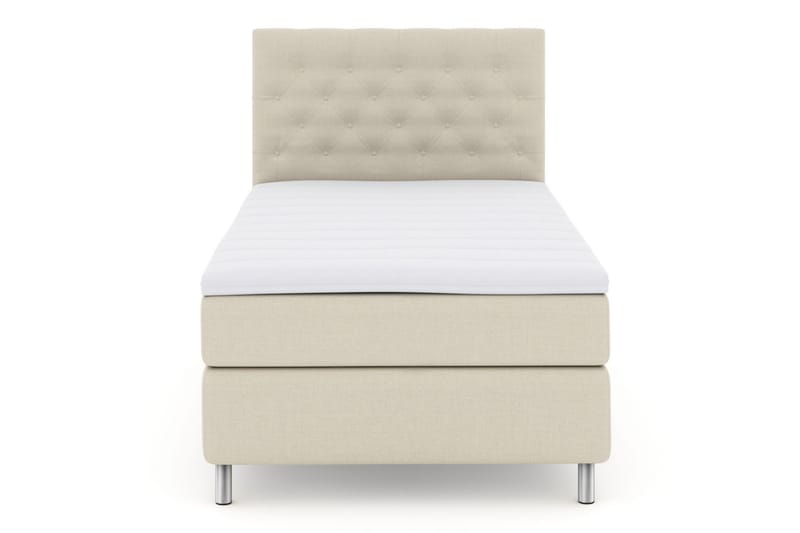 Select No 3 Kontinentalseng 120x200 Fast - Beige/Metallben - Møbler - Senger - Kontinentalsenger