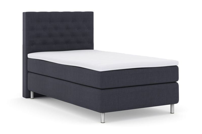 Select No 3 Kontinentalseng 120x200 Fast - Blå/Metallben - Møbler - Senger - Kontinentalsenger