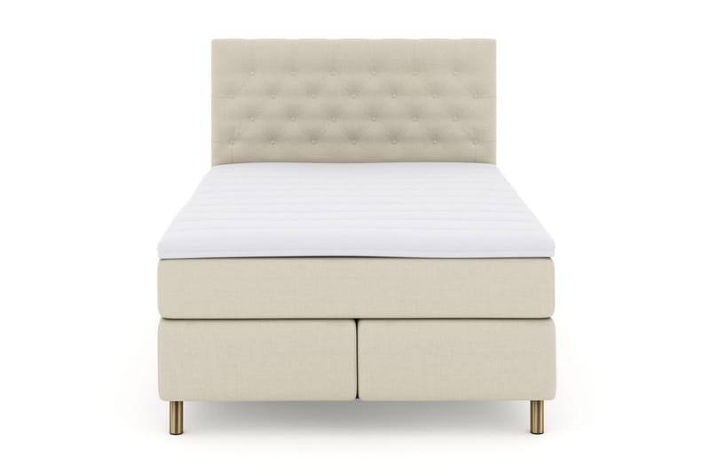 Select No 3 Kontinentalseng 140x200 Fast - Beige/Kobberben - Møbler - Senger - Kontinentalsenger