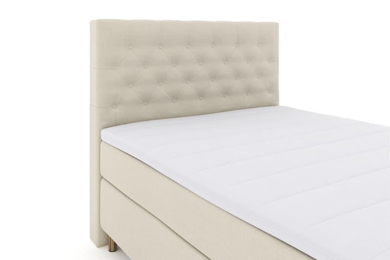 Select No 3 Kontinentalseng 140x200 Fast/Medium - Beige/Kobberben - Møbler - Senger - Kontinentalsenger