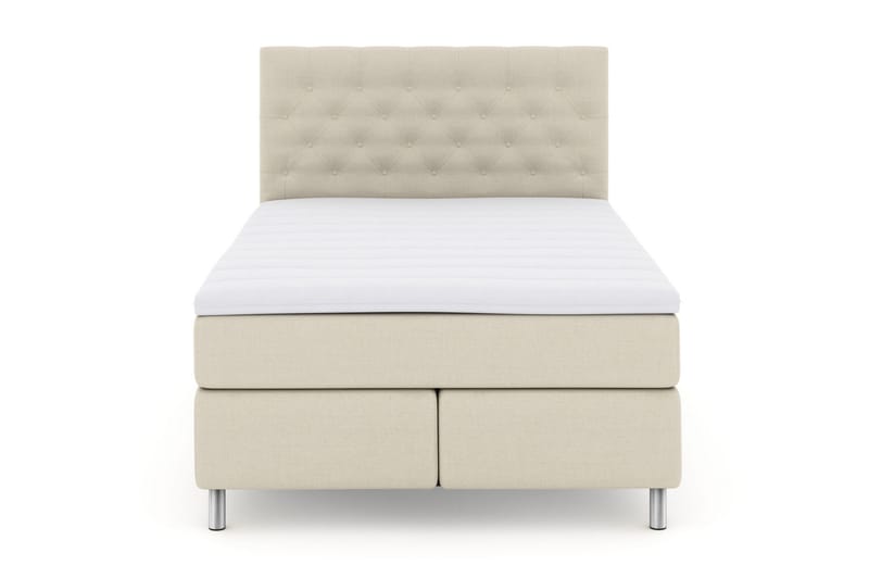 Select No 3 Kontinentalseng 140x200 Fast/Medium - Beige/Metallben - Møbler - Senger - Kontinentalsenger