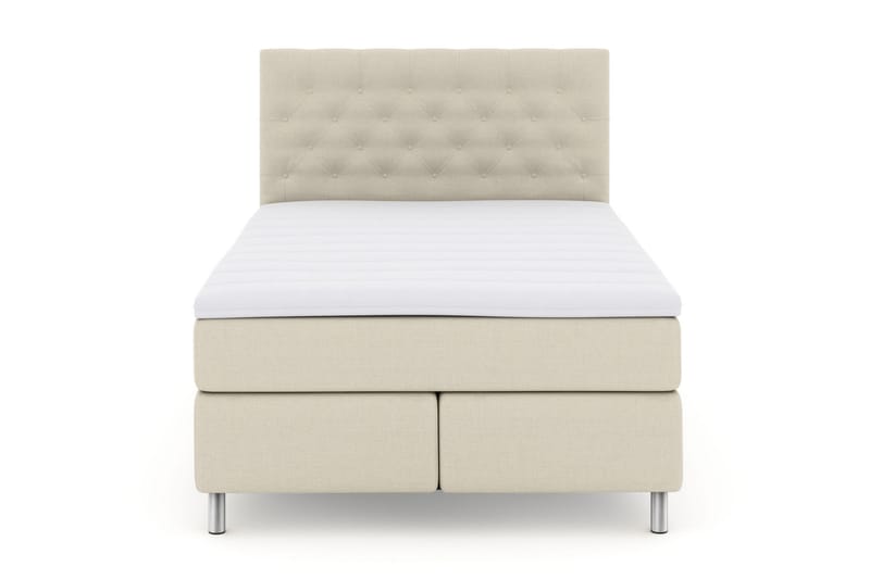 Select No 3 Kontinentalseng 140x200 Medium - Beige/Metallben - Møbler - Senger - Kontinentalsenger