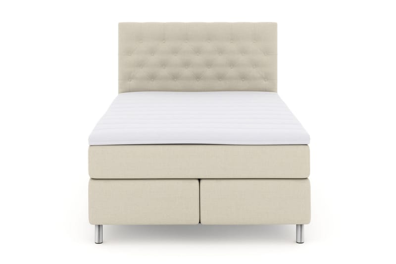 Select No 3 Kontinentalseng 140x200 Medium, Beige/Metallben