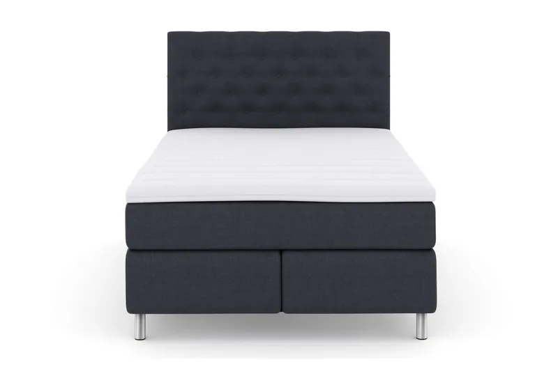 Select No 3 Kontinentalseng 140x200 Medium - Blå/Metallben - Møbler - Senger - Kontinentalsenger