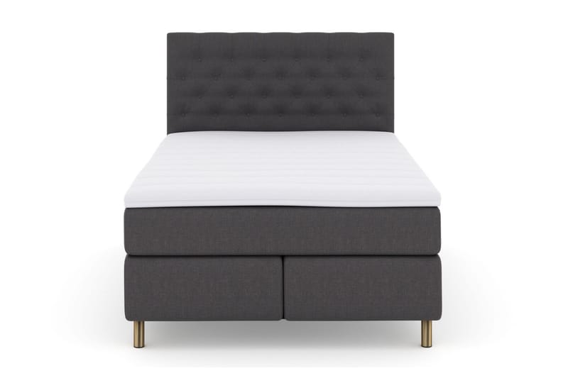 Select No 3 Kontinentalseng 140x200 Medium - Mørkegrå/Kobberben - Møbler - Senger - Kontinentalsenger