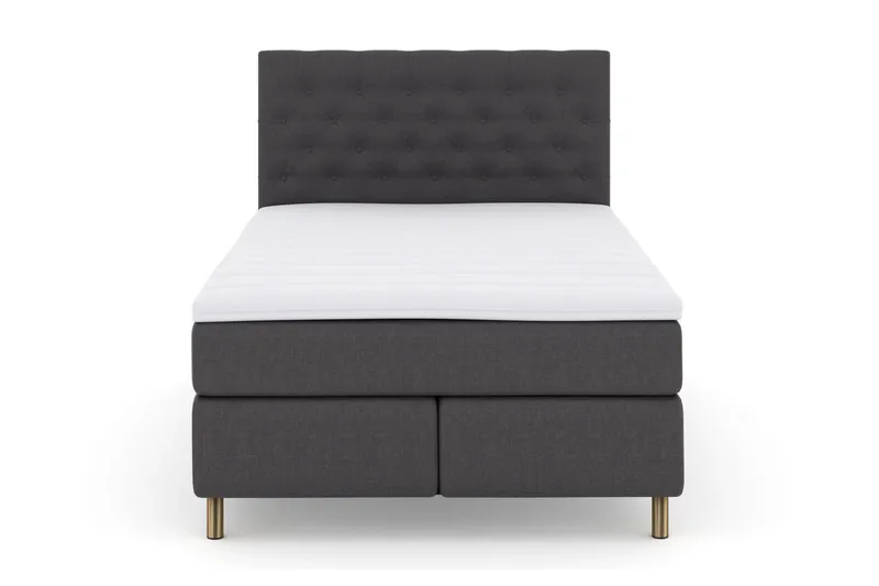 Select No 3 Kontinentalseng 140x200 Medium - Mørkegrå/Kobberben - Møbler - Senger - Kontinentalsenger