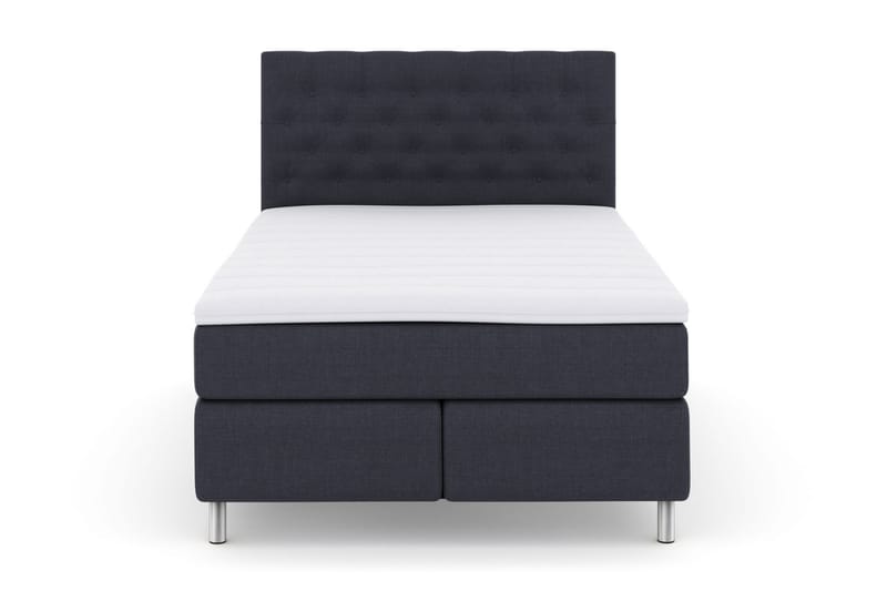 Select No 3 Kontinentalseng 160x200 Fast - Blå/Metallben - Møbler - Senger - Kontinentalsenger