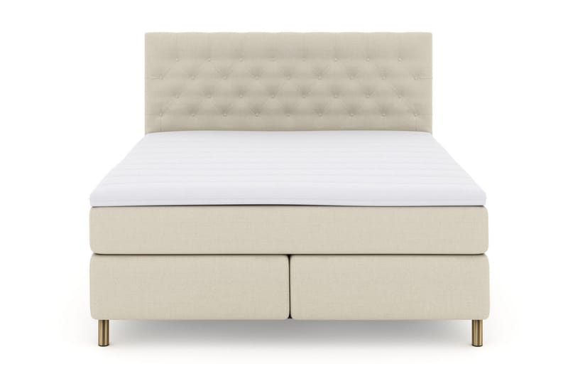 Select No 3 Kontinentalseng 180x200 Fast/Medium - Beige/Kobberben - Møbler - Senger - Kontinentalsenger
