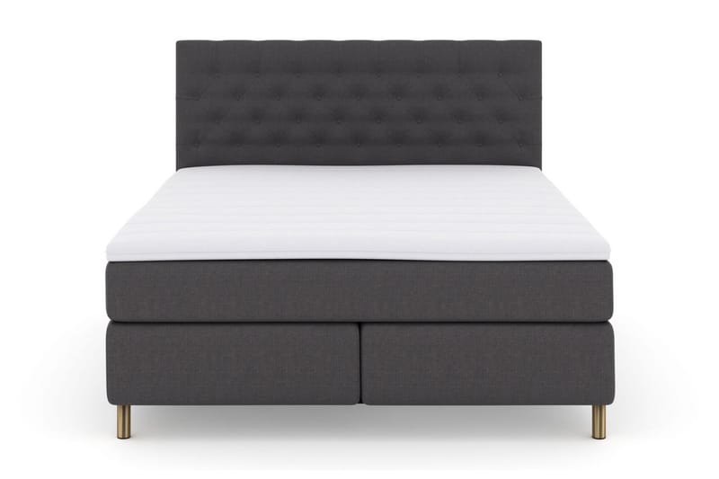 Select No 3 Kontinentalseng 180x200 Fast/Medium - Mørkegrå/Kobberben - Møbler - Senger - Kontinentalsenger