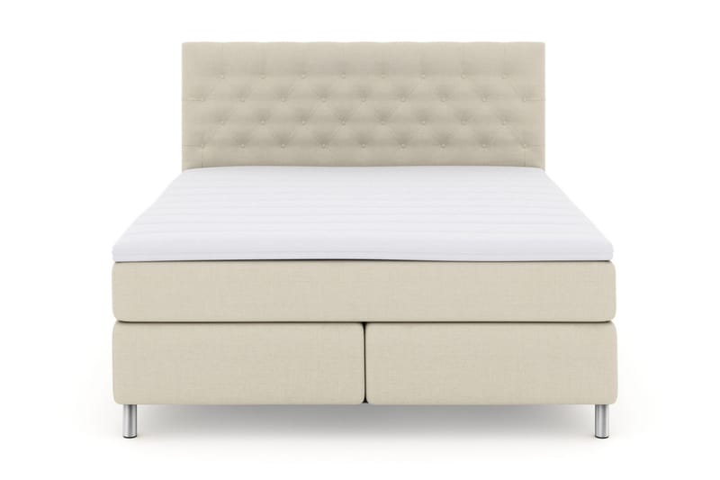 Select No 3 Kontinentalseng 180x200 Medium - Beige/Metallben - Møbler - Senger - Kontinentalsenger